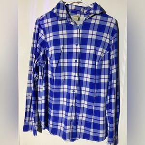 Duluth Armachillo Plaid Button Down Shirt Lg